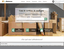 Tablet Screenshot of lamudanza.es